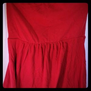 Tube top flare bottom Y2k